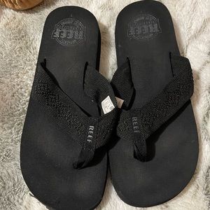 REEF~BRAND NEW BLACK, BEST SANDALS IN THE WORLD😉, sz 7